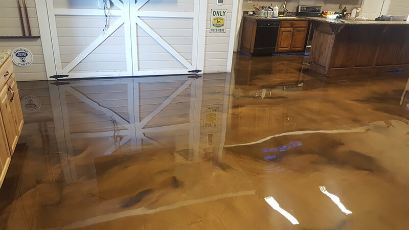 Residential epoxy flooring is durable and lasts.