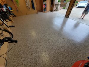 Epoxy garage floors are one of the most durable and impact-resistant finishes you can use in an area where safety and resistance to chemicals, stains, chipping, and peeling are of the utmost importance.